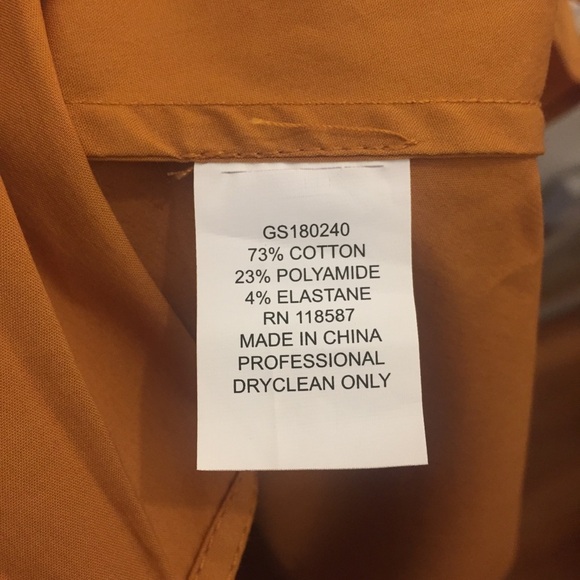 NWT Jason Wu Grey Ruffled Camisole Tank Top 6 burnt orange - Picture 7 of 7